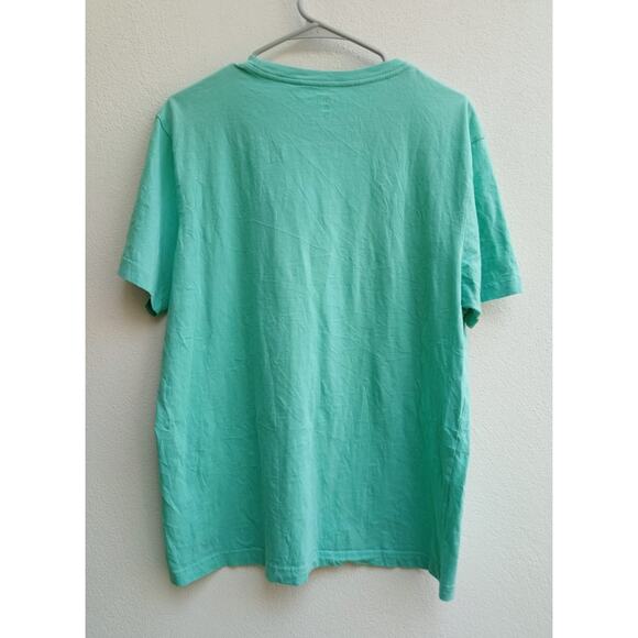 Hurley Men's T-Shirt Everyday Short Sleeve Beach Flower Green Size Large - Picture 4 of 7